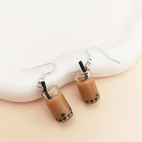 Boba Drink Earrings