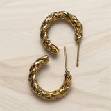 Golden Hoop Earrings