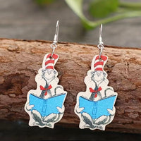 Dr. Suess Read Earrings