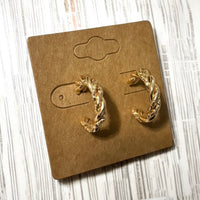 Golden Hoop Earrings
