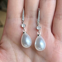 Pearl (Faux) Drop Earrings