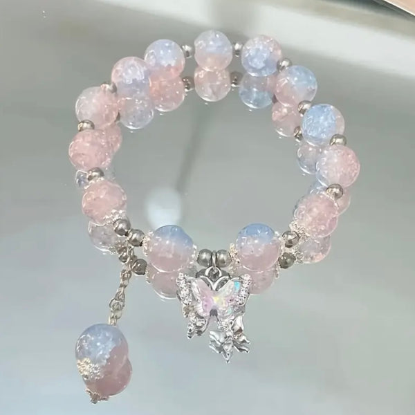 Pink Butterfly Bracelet