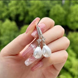 Pearl (Faux) Drop Earrings