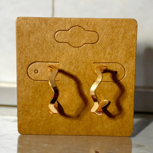 Golden Hoop Earrings