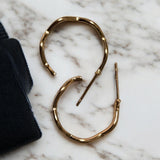 Golden Hoop Earrings