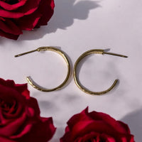 Golden Hoop Earrings
