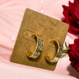 Golden Hoop Earrings