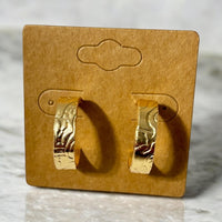 Golden Hoop Earrings