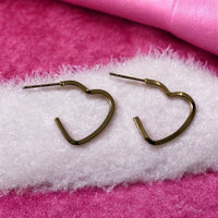 Golden Hoop Earrings