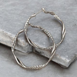 Silver Hoop Earrings