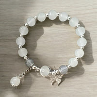 White Butterfly Bracelet