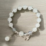 White Butterfly Bracelet