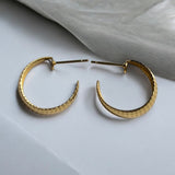 Golden Hoop Earrings