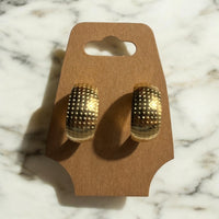Golden Hoop Earrings