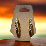 Golden Hoop Earrings