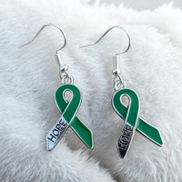 Cancer/Hope (Green) Earrings