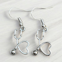 Stethoscope (Silver) Earrings
