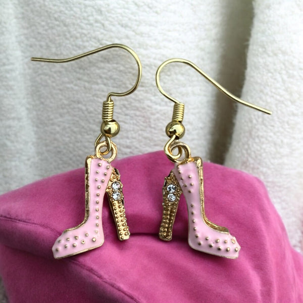 Pink Stiletto Earrings
