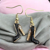Black Stiletto Earrings