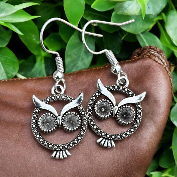 Owl (Round) Earrings