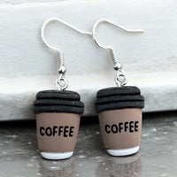 Coffee Earrings