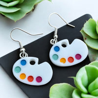 Paint Pallet Earrings