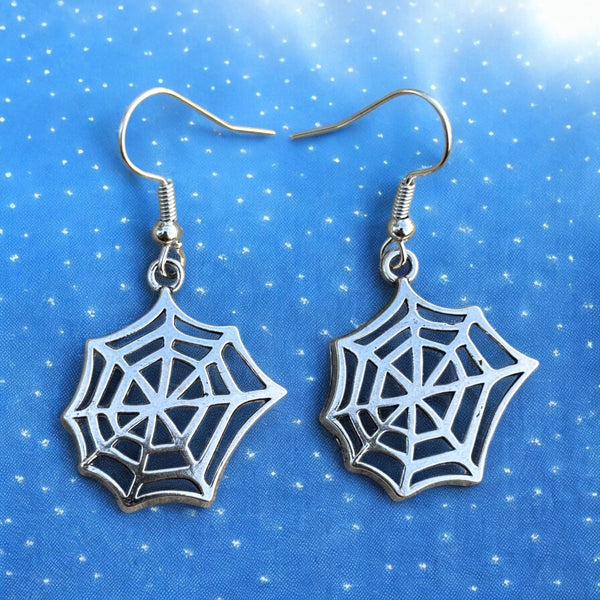 Spider Web Earrings