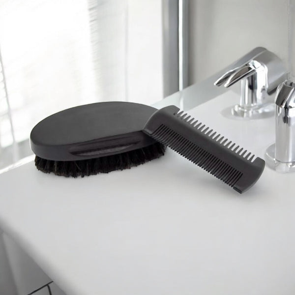 Beard Brush & Comb Combo