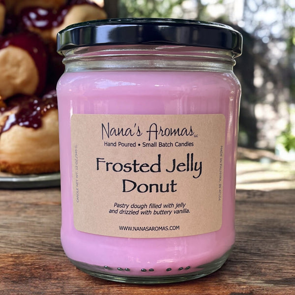 Frosted Jelly Donut