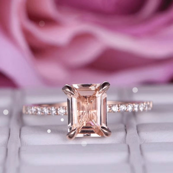 Rose Gold Plated Zircon Ring