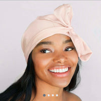 Satin Sleep Cap - Blush