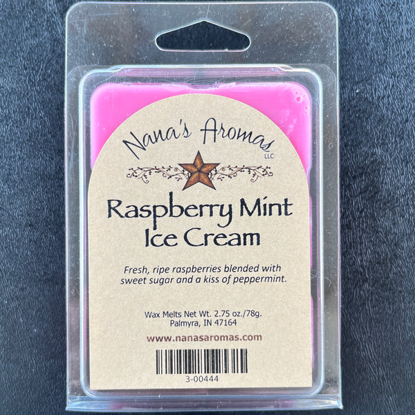 Raspberry Mint Ice Cream